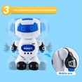 thumbnail image 6 of Dancing Robot Toy, LED Light Up Electronic, Interactive Moving Robot, Singing Sound Kids Toy, Space Themed Gift, Boys Girls Entertainment, Robot Toy, 6 of 8