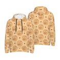 thumbnail image 6 of Bingfone Squirrel And Nuts Men's Drawstring Hoodie Long Sleeve Pocket Sweatshirts-3X-Large, 6 of 6