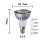thumbnail image 1 of Bombilla LED de luz descendente RGB MR16, E27, E14, GU10, GU5.3, B15, 5W, COB, Ángulo de haz alto de 36 °, 450LM, CA 85-265V, 30W, equivalente a halógeno, 1 of 4