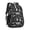 Moth and Skeleton, variant on Moth and Skeleton Gothic Pattern Backpack for School, Cute School Bag with Adjustable Shoulder Straps and Padded Back, 16.9"x12.6"x5.9"