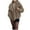 *1-Khaki, variant on No Boundarie Women's Fuzzy Faux Fur Coats,Oversized Shawl Collar Jackets For Women,Ladies Warm Winter Fashion Piece,Black,Size S
