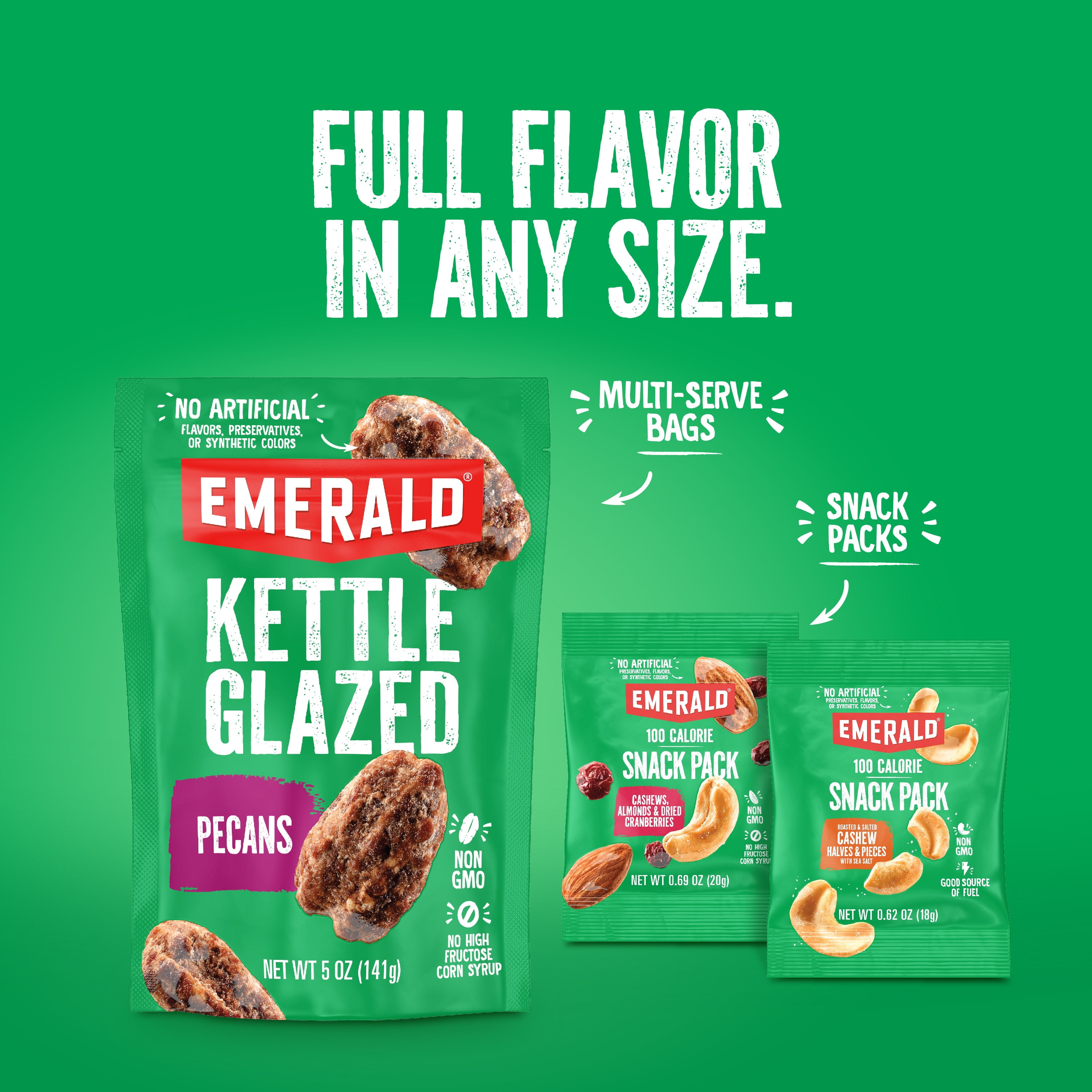Emerald Nuts Walnuts & Almonds with Dried Cherries, 100 Calorie Pack, 4.69 oz (Pack of 2)