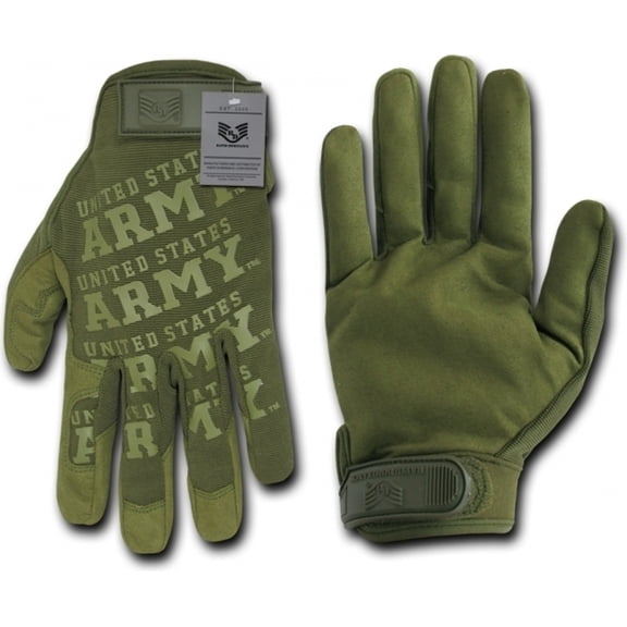 RapDom United States Army Lightweight Mechanic's Mens Gloves [Olive Green - M]