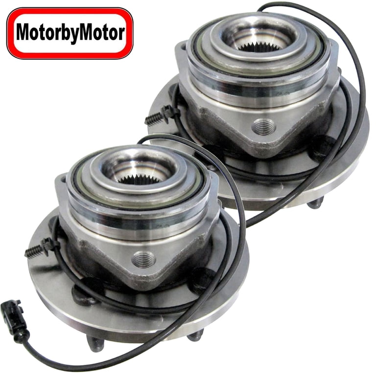 2) Front Wheel Bearing And Hub CV Axle Nuts For 2006-2009 Durango / Aspen