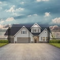 thumbnail image 3 of ALEKO Steel Dual Swing Driveway Gate - MILAN Style - 14 x 6 Feet, 3 of 5