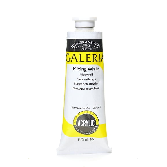 Galeria Flow Formula Acrylic Colours mixing white, 60 ml, 415 (pack of 4)