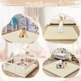 thumbnail image 2 of Alfombra de Juego para Bebés ILPEOD Impermeable 3.3 cm de Grosor 150x150 cm Beige, 2 of 9