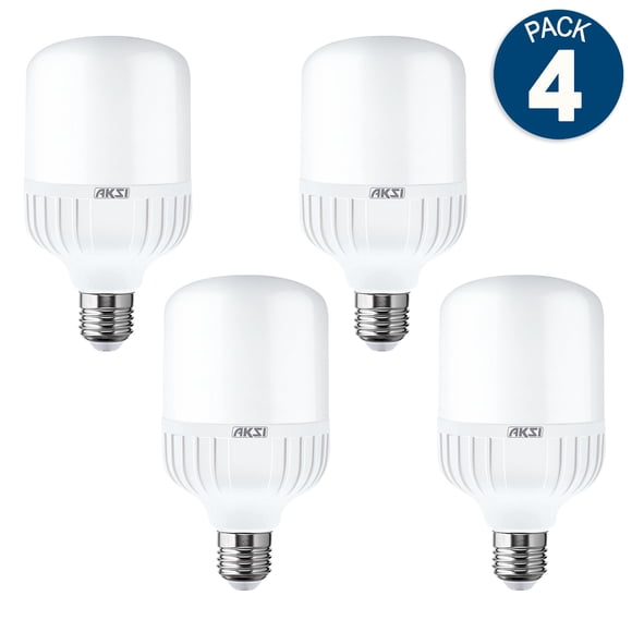 Pack 4 Focos LED Aksi Alta potencia 20w Luz Blanca E27