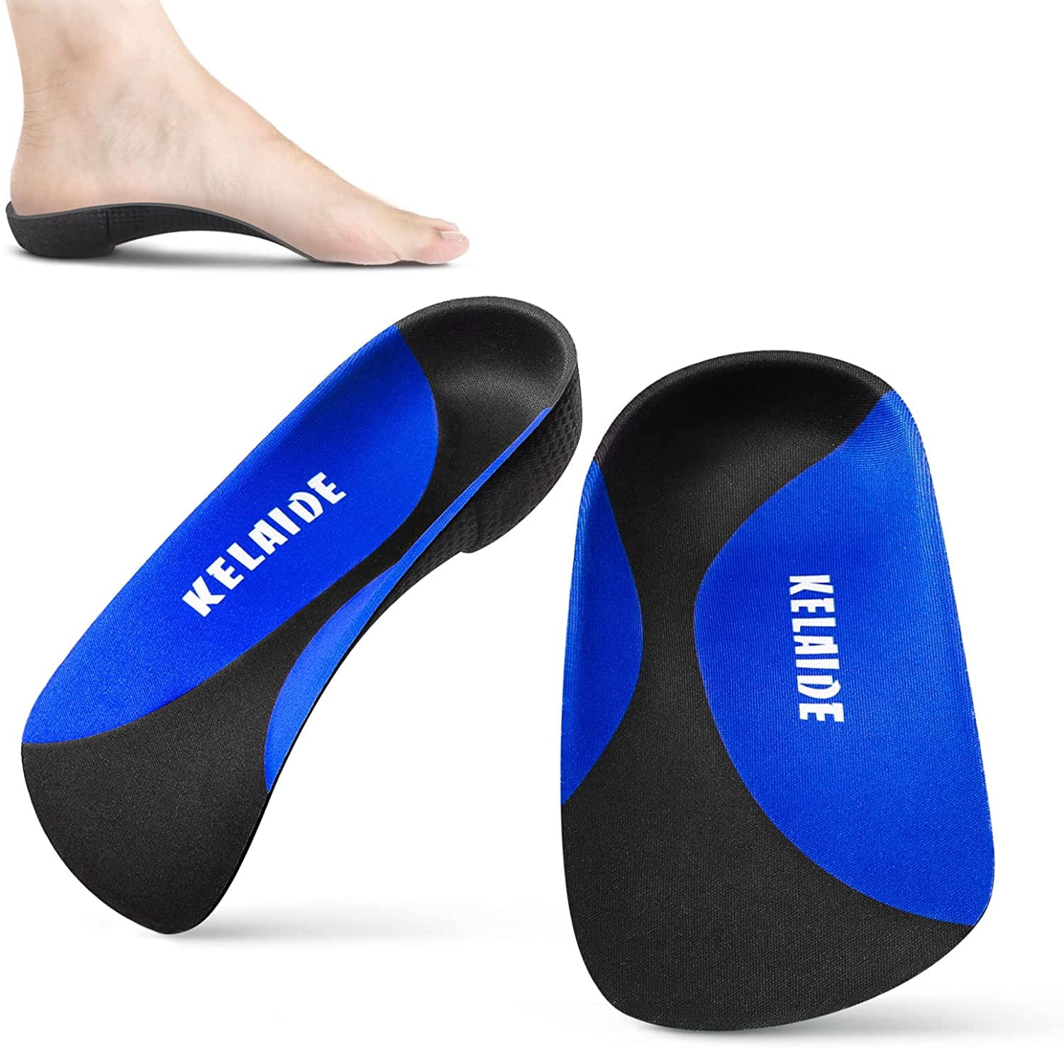 3/4 Orthotics Insoles With Arch Support-High Quality Cushioning Shoe Inserts for Plantar Fasciitis,Flat Feetfor Men&Women 