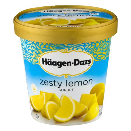 HAAGEN-DAZS Zesty Lemon Sorbet 14 fl. oz. Carton - Walmart.com