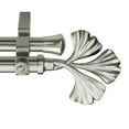 thumbnail image 2 of 13/16 inch Maidenhair Double Curtain Rod 120-170" - Satin Nickel, 2 of 2
