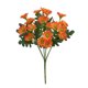 thumbnail image 5 of Margaritas Artificiales 1 ramo artificial de margaritas y flores de manzanilla de seda para decoración de bodas y hogares,arreglos florales artificiales de tallo largo (blanco) Rkxzt, 5 of 8