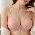 thumbnail image 3 of Ohufall Oversized Bras for Women Push Up with Steel Ring Bra Gathering Fit Everyday Underwear, 3 of 6
