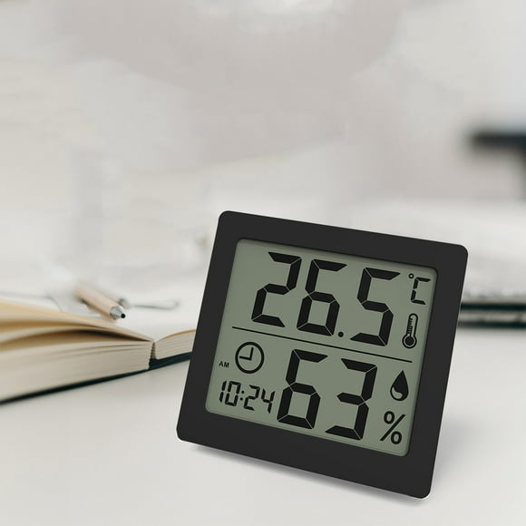 SuoKom Household Indoor Thermometer, Digital Temperature and Humidity Monitor, Indoor Hygrometer Sensor, Hygrometer, Baby Room, Greenhouse Hygrometer