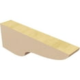 thumbnail image 5 of 2"W x 12"D x 4"H Thin Greensboro Rough Cedar Woodgrain TimberThane Corbel, Primed Tan, 5 of 6