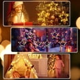 thumbnail image 5 of Christmas Window Lights, Quntis Color Changing 60LED 3 Stars Christmas Curtain Lights with Timer and 8 Mode, Battery Operated Xmas Star Lights Indoor Outdoor for Bedroom Wall, 5 of 7