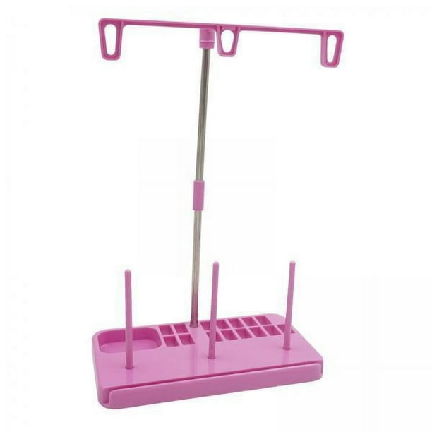 Soporte para carrete de hilo 2x, soporte para hilo multifunción, soporte para 3 carretes, soporte para hilo de coser doméstico para accesorios de acolchado 2 piezas