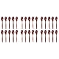 thumbnail image 1 of Wooden Spoons, 30 PCS Wood Soup Spoon Set, Long Handle Natural Wood Table Spoons, 1 of 8