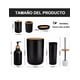 thumbnail image 5 of Juego Xtellar De Accesorios Baño Set 9 Pzs Completo Plástico Y Bambú, 5 of 5