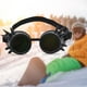 thumbnail image 3 of Gafas Steampunk, gafas redondas de soldadura Punk góticas para hombres y mujeres, gafas de sol para accesorios de disfraz de Cosplay Negro Sunnimix Gafas Steampunk, 3 of 7