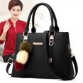 thumbnail image 4 of Bolso de mujer de mediana edad, de otoño e invierno, de piel suave, sencillo, de tamaño mediano, para madre, bolso de hombro que combina con todo, bolso cruzado, 4 of 6