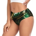 thumbnail image 2 of Balery Green Marble Ropa Interior de Algodón para Mujer con Dibujo – Braguitas Cómodas y Elásticas, Estilo Clásico-3X-Large, 2 of 6