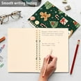 thumbnail image 4 of FORMRS 1-Subject Spiral Notebook 8" x 5" College Ruled 60 Refillable Sheet A5 Hard Cover, 2 Pack, Green Christmas Trees, 4 of 7