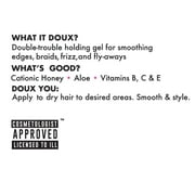 (2 pack) The Doux Bee Girl Push It Edge Gel, 2 oz., Frizzy Hair, Moisturizing, Female