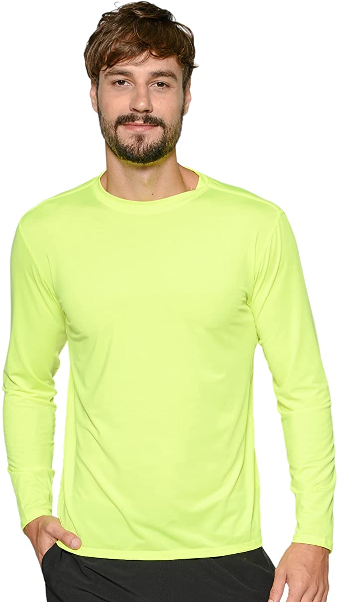 InGear Dry Fit Swim Shirts For Men Uv Sun Protective Rash Guard Workout