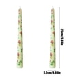 thumbnail image 3 of sruoe Candles, Taper Candles, Candles Unscented, Floating Candles, Table Candles Decoration, Paraffin Wax, Unscented Candle Sticks for Holiday Wedding Party Dinner Table Decoration, Green Candles, 3 of 6