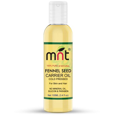 Mnt Fennel Seed Carrier Oil (100Ml) 100% Pure Natural & Undiluted Therapeutic Grade For Aromatherapy  Improves Overall Texture Of Skin