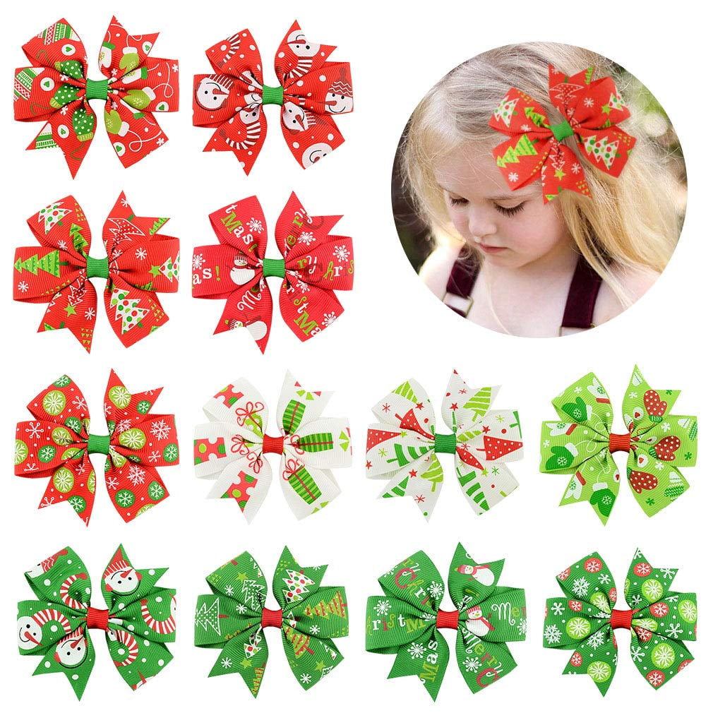 christmas bows for girls
