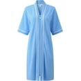 thumbnail image 7 of Richie House Women's Button Front Duster Zip up Bathrobes Short Nightgown with Pockets, S-3XL RHW4093-B-L, 7 of 7
