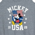 thumbnail image 3 of Disney - Mickey Waving Flag USA - Women's Racerback Tank Top, 3 of 5