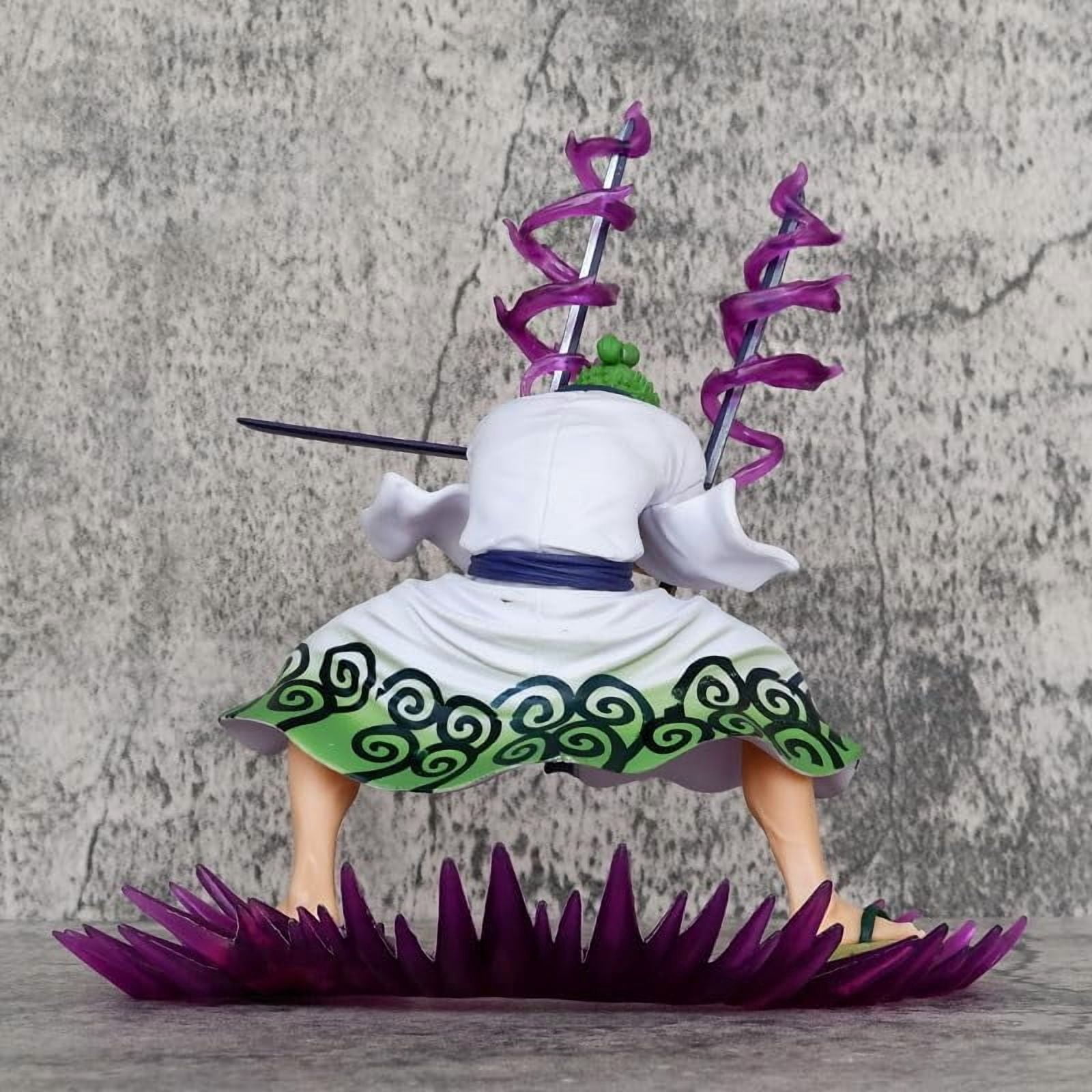 Newly Roronoa Zoro Figure Monkey D. Luffy Figure Edward Newlygate Figure Fighting Anime Figures 19cm/7.5inch Handmade PVC Manga Craft Gift (Zoro)