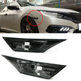 thumbnail image 4 of 12x Smoke Tinted Lens Side Marker Lamp Light with LED for 2016-19 JDM, 4 of 9