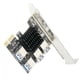 thumbnail image 5 of Convertidor de tarjeta USB 3,0 de expansión de 1 a 4 ranuras PCI compatible con ranura x1 x4, x8, x16 para dispositivo de minería fácil Plata Yotijar Tarjetas verticales, 5 of 6