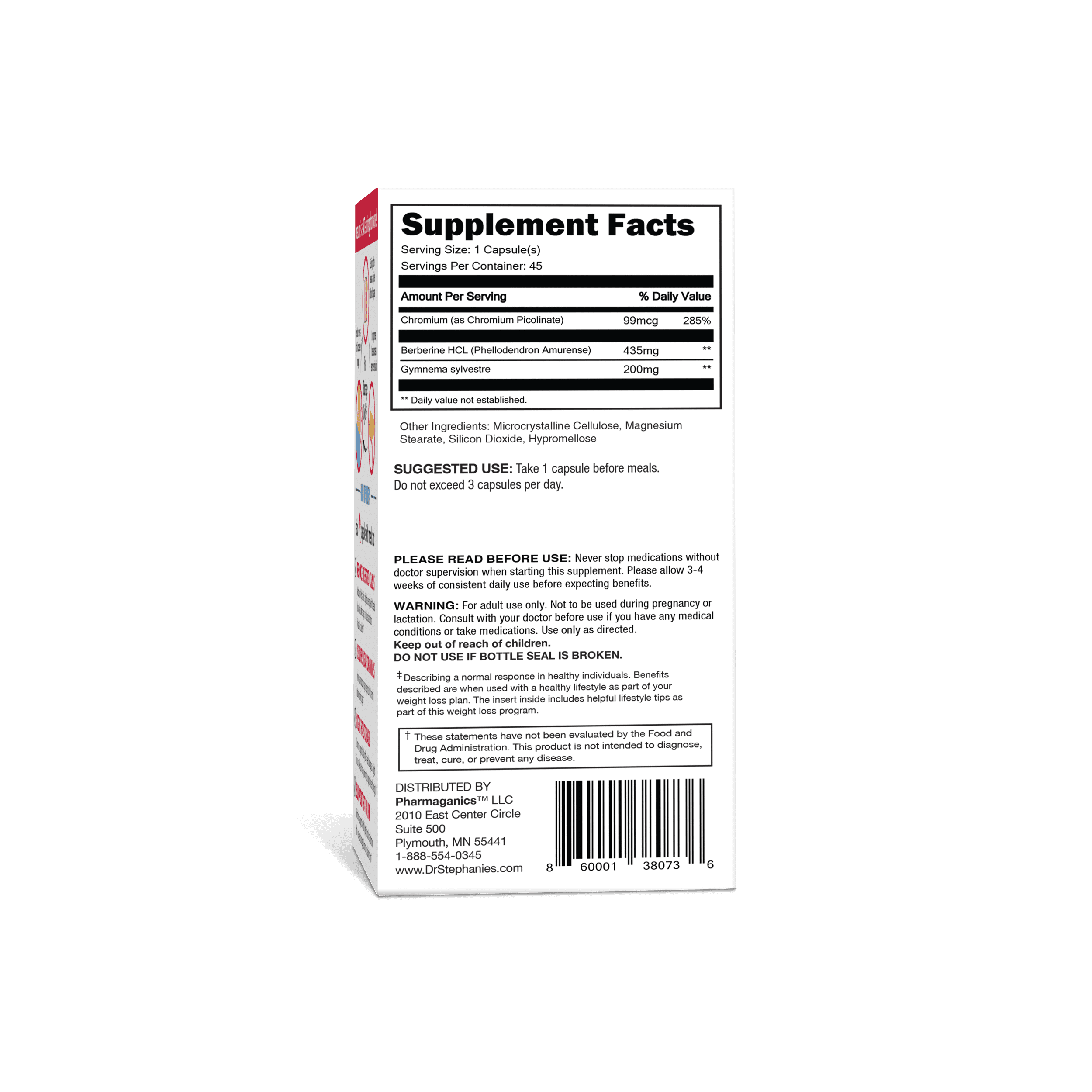 Dr. Stephanie's Double Pack- Blood Sugar 24 Hour + Carb & Sugar Blocker - 2 Pack Supplements