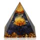 thumbnail image 1 of Hopeseed Pirámide De Orgón Para Energía Positiva, Orgonita, Citrino Y Piedras De Arenisca Azul, Pirámide De Cristales Curativos Para Reducir El Estrés, Chakras, Reiki, Meditación Curativa, Atrae Suert, 1 of 1
