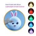 thumbnail image 5 of Regalos de luz nocturna para niños y bebés - Lámpara de noche LED con forma de conejito Control de grifo Linterna de silicona multicolor Luz portátil para niños pequeños Niños Niñas Habitación Dormitorio Tienda Rosa-Rosa- Sailing Electrónica, 5 of 5