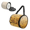thumbnail image 2 of ZIATUBLE Sunflower Butterfly Paper Towel Storage Bag Washable Toilet Paper Roll Dispenser Universal Carrying and Storage Case Foldable Hanging Toilet Paper Towel Holder Paper Pouches, 2 of 7