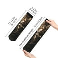 thumbnail image 2 of Salouo Victorian Gentle Cat Pattern Unisex Middle Tube Socks,Middle-Finger Knee High Socks Over The Calf Tube Stocking Crew Stockings for Women and Men Tube Socks, 2 of 8