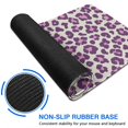 thumbnail image 6 of Long Mouse Pads for Desk,Light Green and Purple Of Leopard Print Desk Mats on Top Of Desks, Desk Mouse Pad Extra Large with 3mm Non-Slip Base and Stitched Edge for Gaming,Office,Work,Home 35.4"x15.7", 6 of 6