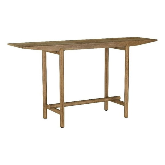Coaster Darius Farmhouse Solid Wood Entryway Console Table in Natural Mango