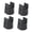 Height 5cm black, variant on WIND LAND 4Pcs Furniture Leg Risers Bed Foot Pads with Clamp Easy to Installation