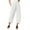 White, variant on VISALY Capris for Women with Pockets, Dress Pants Women, Women's Casual Pants Bohemian Style Elastic Waist Cropped Pants Pockets Trousers Womens Daily Casual, 1 Pack Capris for Women, Grey, XXL