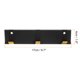 thumbnail image 2 of Soporte de abrigo montado en la pared de 6.7 pulgadas de Uxcell, estante flotante con 3 ganchos retráctiles, estante flotante impermeable (negro y dorado), 2 of 6