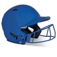 thumbnail image 2 of Champro Sports HX Rise Matte Senior Fastpitch/Softball Batting Helmet W/ Facemask Royal, 2 of 7