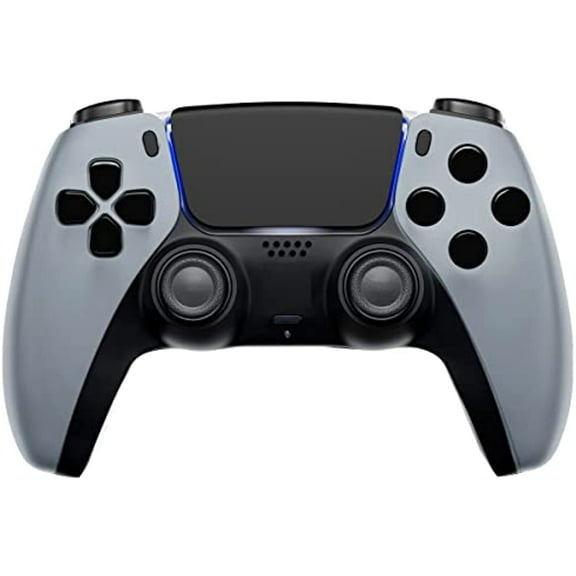 Original Custom ModdedZone UN-Modded Wireless Controller for Playstation 5 Controller / Compatible with PS5 Controller (Hope Gray)
