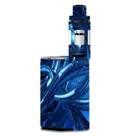 Skins Decals For Smok Gx350 Kit Vape Mod / Blue Wierd Glass